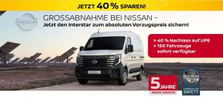 Bild: Gewerbeoffensive - Nissan Interstar Vorzugspreis mit über 40% Nachlass